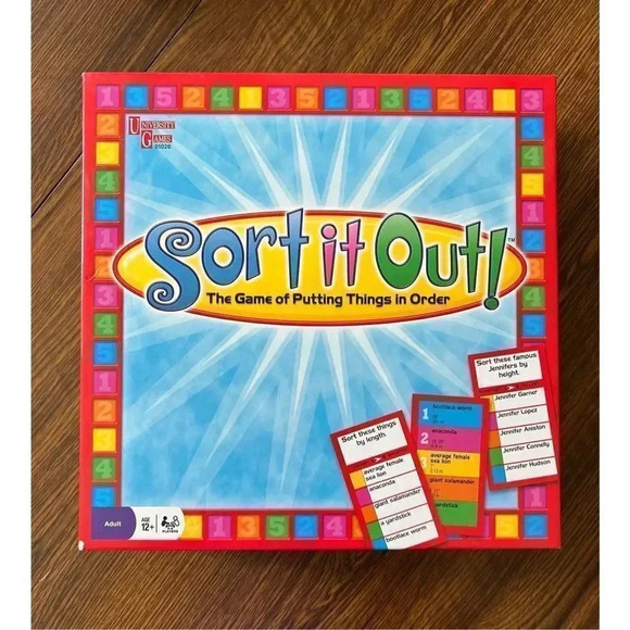 University Games Sort It Out Board Game - Picture 1 of 4